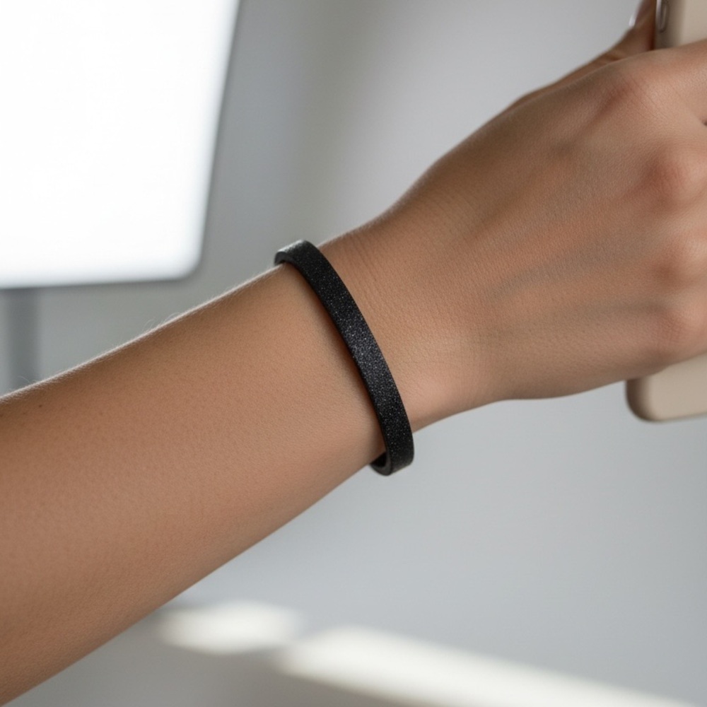 ❤️Black bracelet snap closure